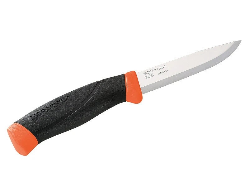 MORAKNIV Messer Companion - Schwarz-Orange 2 MORAKNIV Messer Companion - Schwarz-Orange – Bild 2