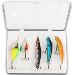 Fladen Fishing AB FLADEN Spinner/Blinker & Wobbler Set - 5pcs. 5-12g - Köderset