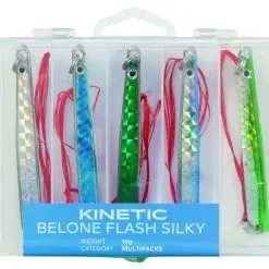 Kinetic Belone Flash Silky - Blinker-Set - 5 Stück -Shakespeare - Pure Fishing E129 008 163 1280x1280