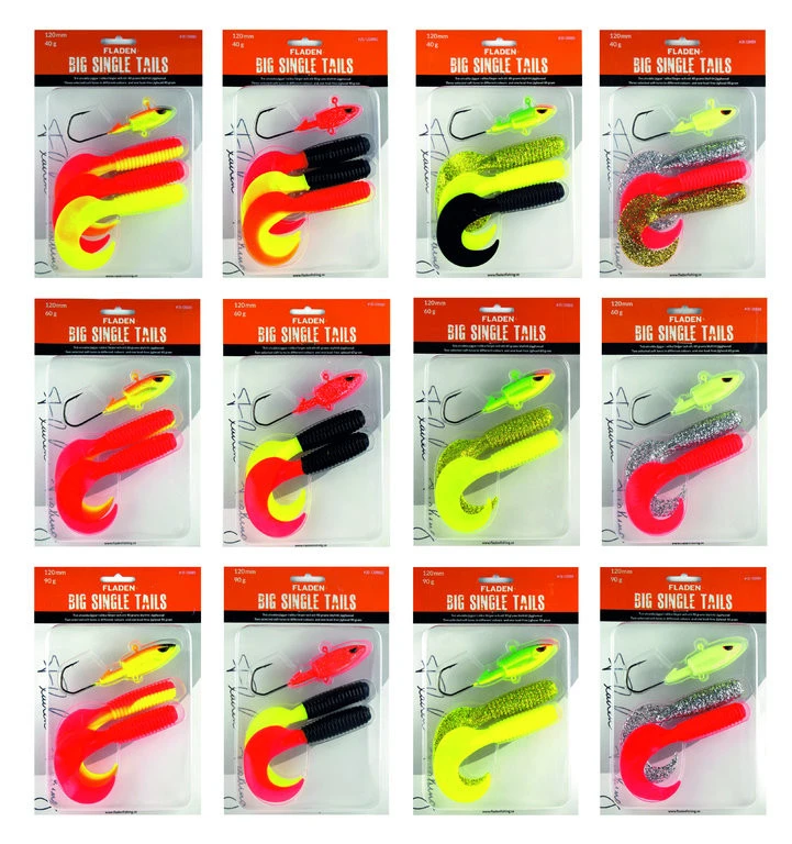 Fladen Fishing AB Fladen Big Single Tail - Riesen-Twister-Set 2 Fladen Fishing AB Fladen Big Single Tail - Riesen-Twister-Set – Bild 2