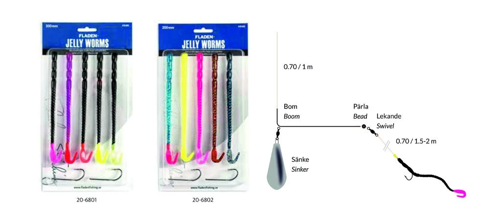 FLADEN Jelly Worms - Gummiwürmer 200mm 3 FLADEN Jelly Worms - Gummiwürmer 200mm – Bild 3