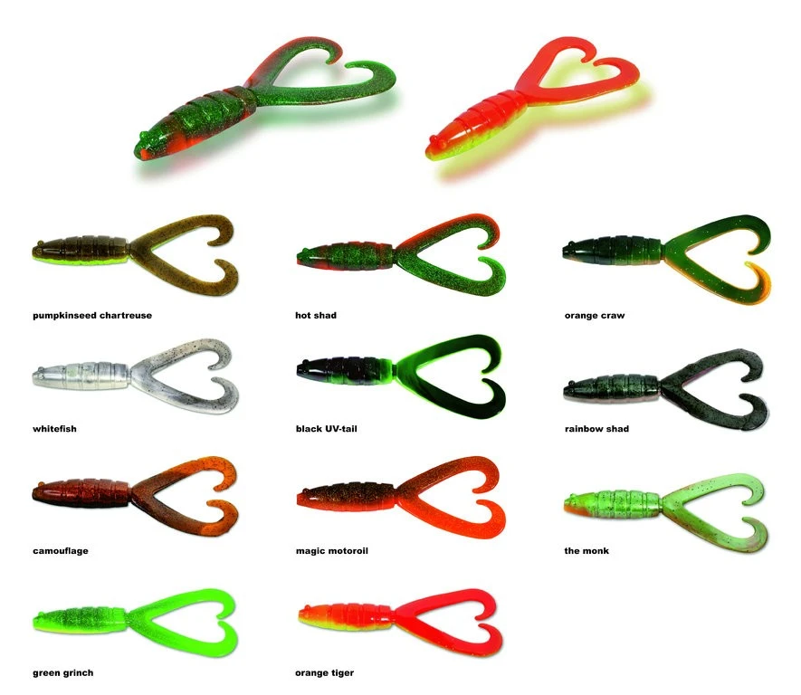 QUANTUM Twinler - Riesen-Doppelschwanz-Twister 20cm 2 QUANTUM Twinler - Riesen-Doppelschwanz-Twister 20cm – Bild 2