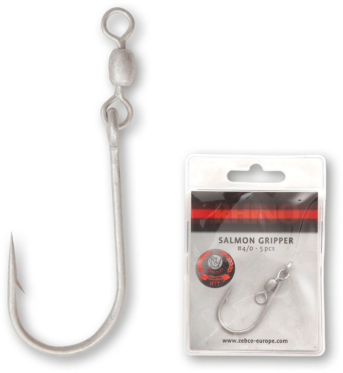 Rhino Salmon Gripper Rhinosteel - 5 Stück 1 Rhino Salmon Gripper Rhinosteel - 5 Stück