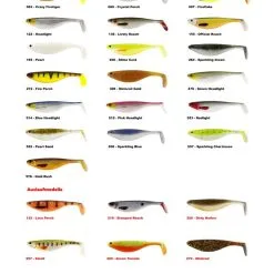 Westin SHADTEEZ 7cm / 9cm / 12cm / 16cm / 19cm 5 Westin SHADTEEZ 7cm / 9cm / 12cm / 16cm / 19cm -Shakespeare - Pure Fishing Westin ShadTeez Galeriebild mit Farbcode 2022 1 756148 1280x1280