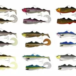 WESTIN Crazy Daisy Gummifisch - Heilbuttköder -Shakespeare - Pure Fishing Westin Crazy Daisy Galeriebild ohne Farbcode 1280x1280